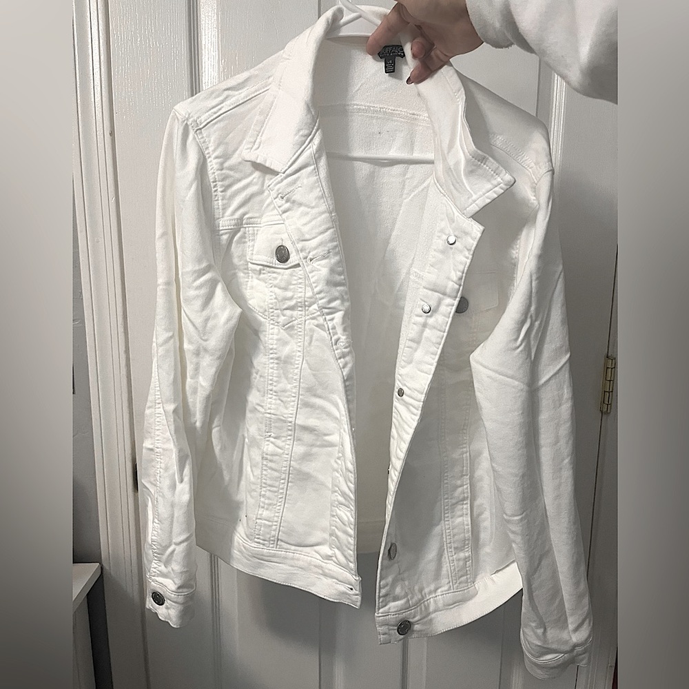 Buffalo David Bitton Stretch Jean Jacket White